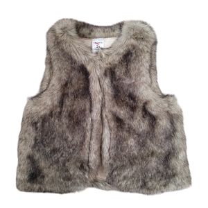 Faux fur vest
